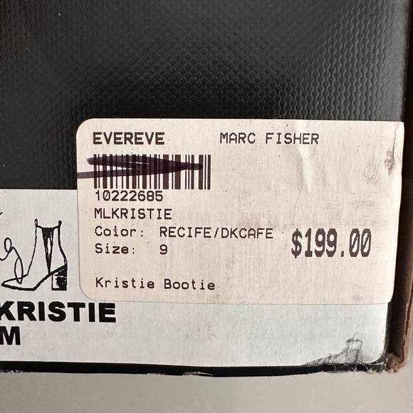 Marc Fisher Kristie Bootie in Carmel Suede Size 9 - Picture 4 of 4